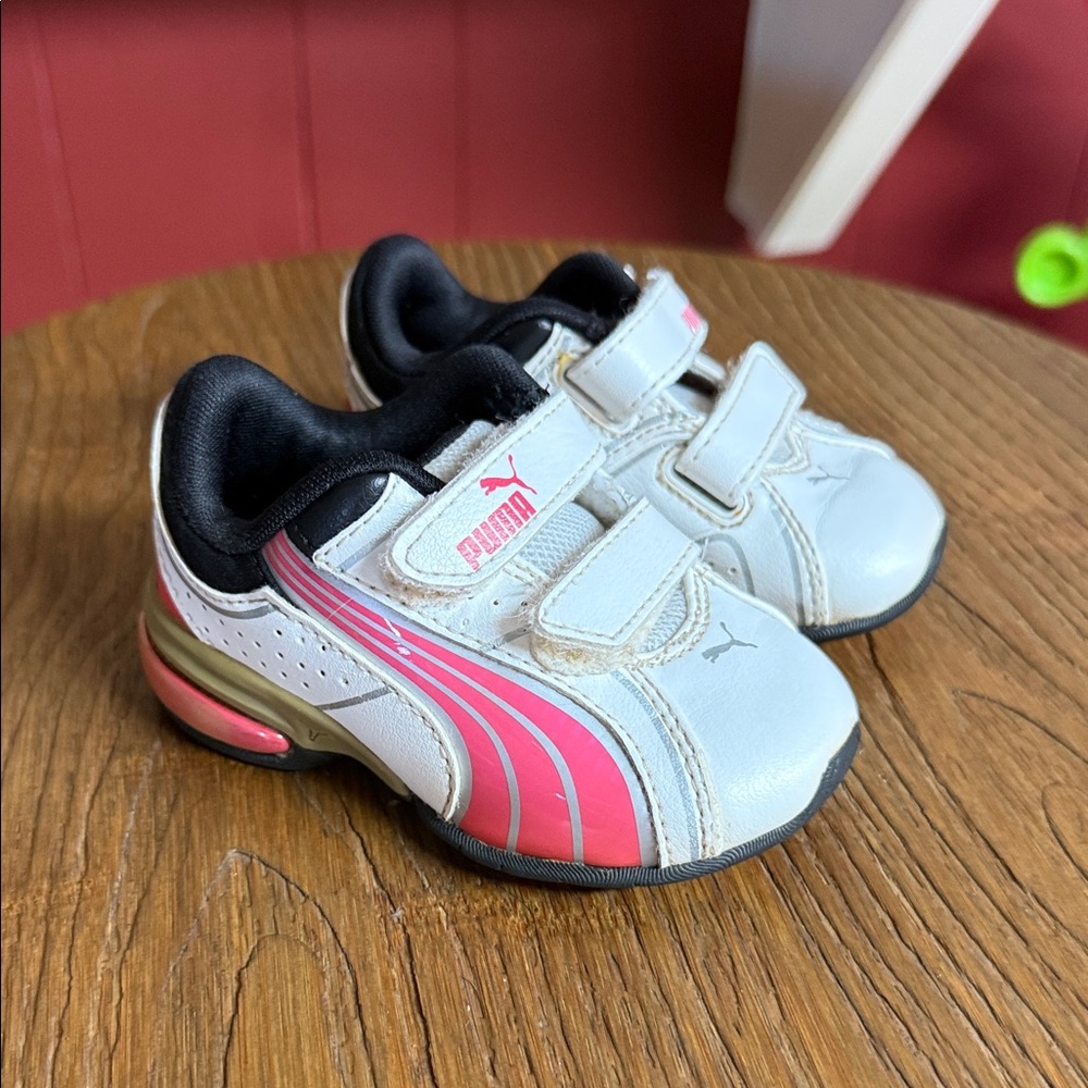 Puma Kids Sneakers - White, Pink size 3